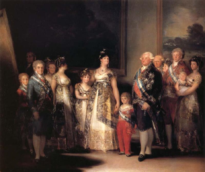 Francisco Goya Family of Carlos IV France oil painting art
